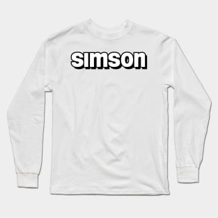 Simson logo 2 Long Sleeve T-Shirt